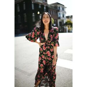 Alice + Olivia | Dresses | Alice Olivia Dress Woman 4 Butterfly Maxi Flowy  Boho Romantic Artsy B3 | Poshmark